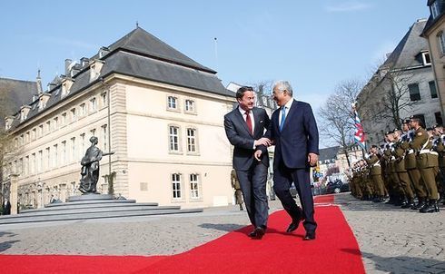 António Costa: Portuguese PM on official, jovial visit to Luxembourg