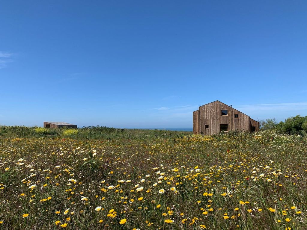 On The Coast Of Portugal, Sustainable Practice And New Technology Helped Reimagine Two Ruins As Eco Houses -