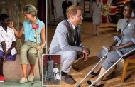 Prince Harry greets landmine victim who famously brought Diana to tears 22 years ago in Angola | Daily -