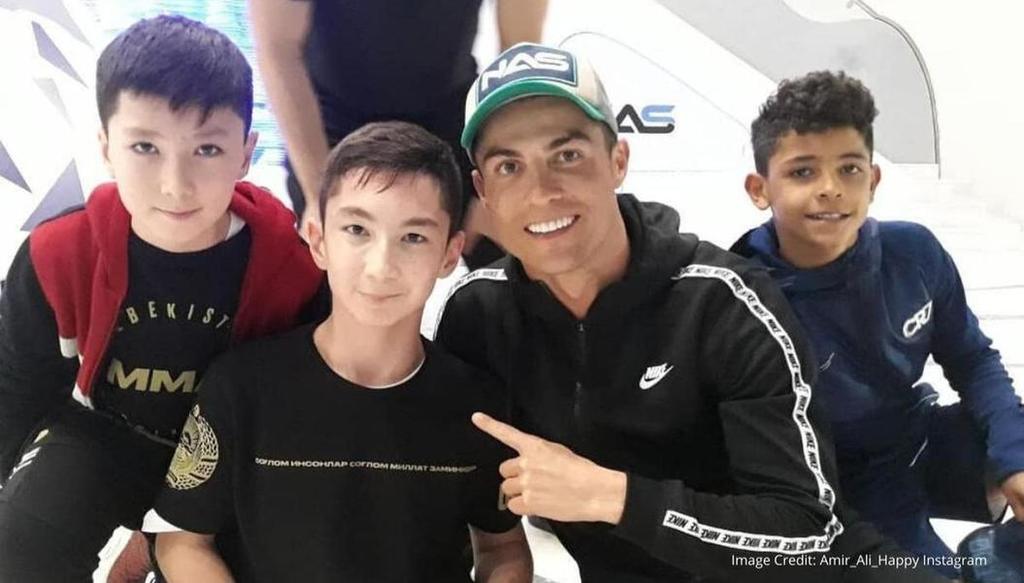 Cristiano Ronaldo plays football with disabled child in heartwarming video: Watch -