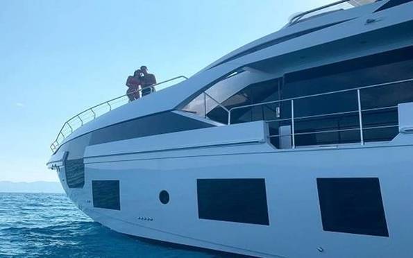 Ronaldo celebrates Serie A title win with £5.5m luxury yacht -