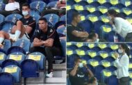Yes, you Cristiano! Ronaldo told to put his mask on while watching Portugal beat Croatia | Daily -