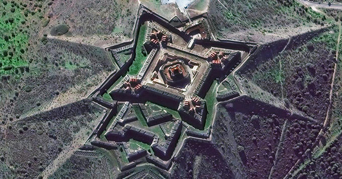 This Portuguese Star Fort From Above -