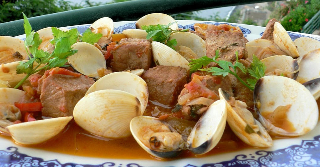 Portuguese Pork & Clam Stew –